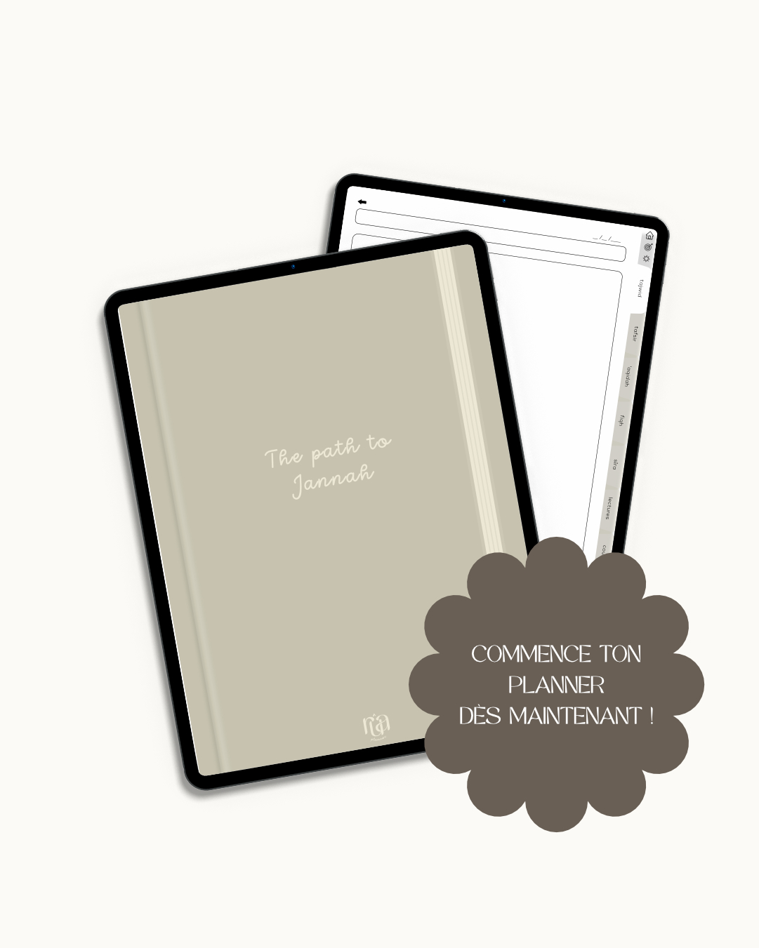 planner digital, digital planner, planner digital islamique, muslim digital planner, planner digital islamique pour femmes musulmanes, planner digital de notes religieuses, planner digital religieux, islam, ramadan planner, planner ramadan, 3ilm planner, planner de science religieuses